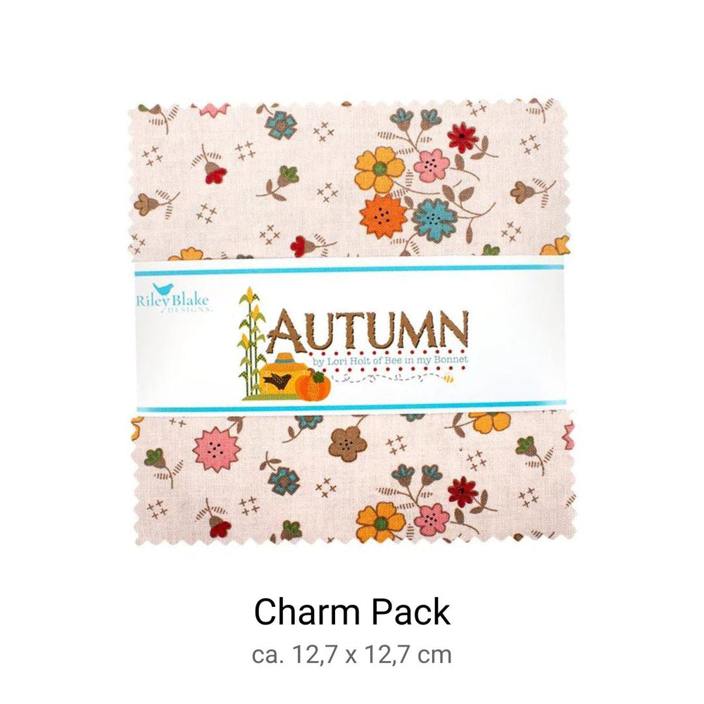 
                      
                        Charm Pack "Autumn", 5 Inch, Lori Holt, Riley Blake Designs, Precuts
                      
                    