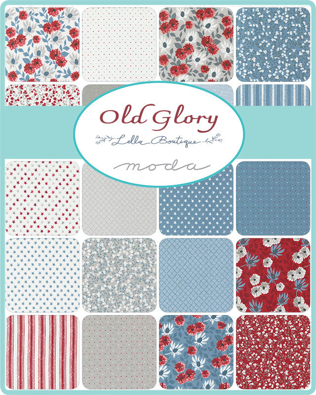 
                      
                        Charm Pack "Old Glory", Lella boutique, Moda Fabrics, Precuts
                      
                    