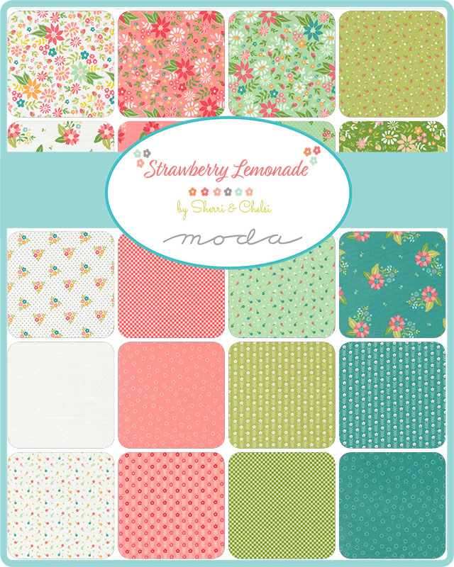 
                      
                        "Strawberry Lemonade", A Quilting Life, Moda Fabrics, Patchworkstoff
                      
                    