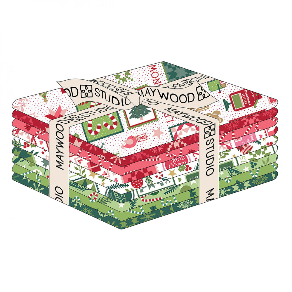 BW Stoff "A Quilty Little Christmas", Fat Quarter Bundle, KimberBell, Maywood Studios, Precuts