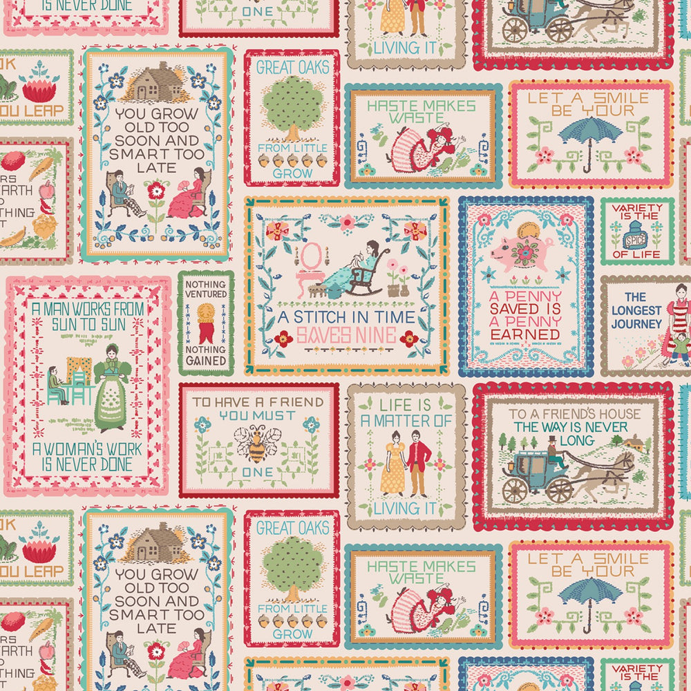 
                      
                        Patchworkstoff "Mercantile", Lori Holt, Riley Blake Designs, Home Dec, Fb. Multi/Bunt
                      
                    