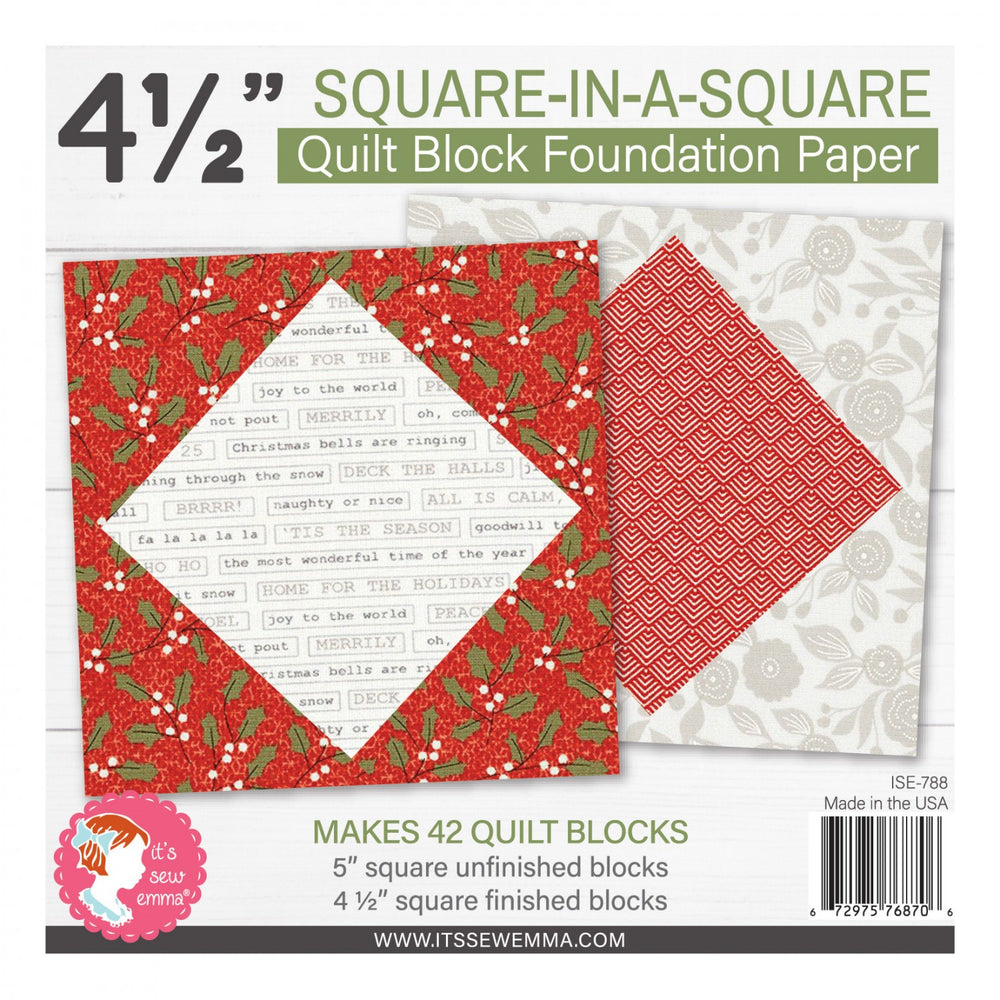 Square in a Square, Foundation Paper, 4,5