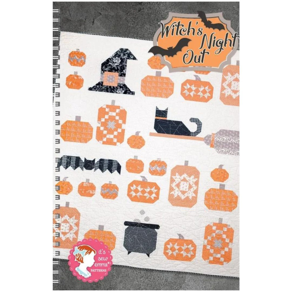 
                      
                        Quilt Vorlage "Witch's Night Out", Halloween/Herbst
                      
                    