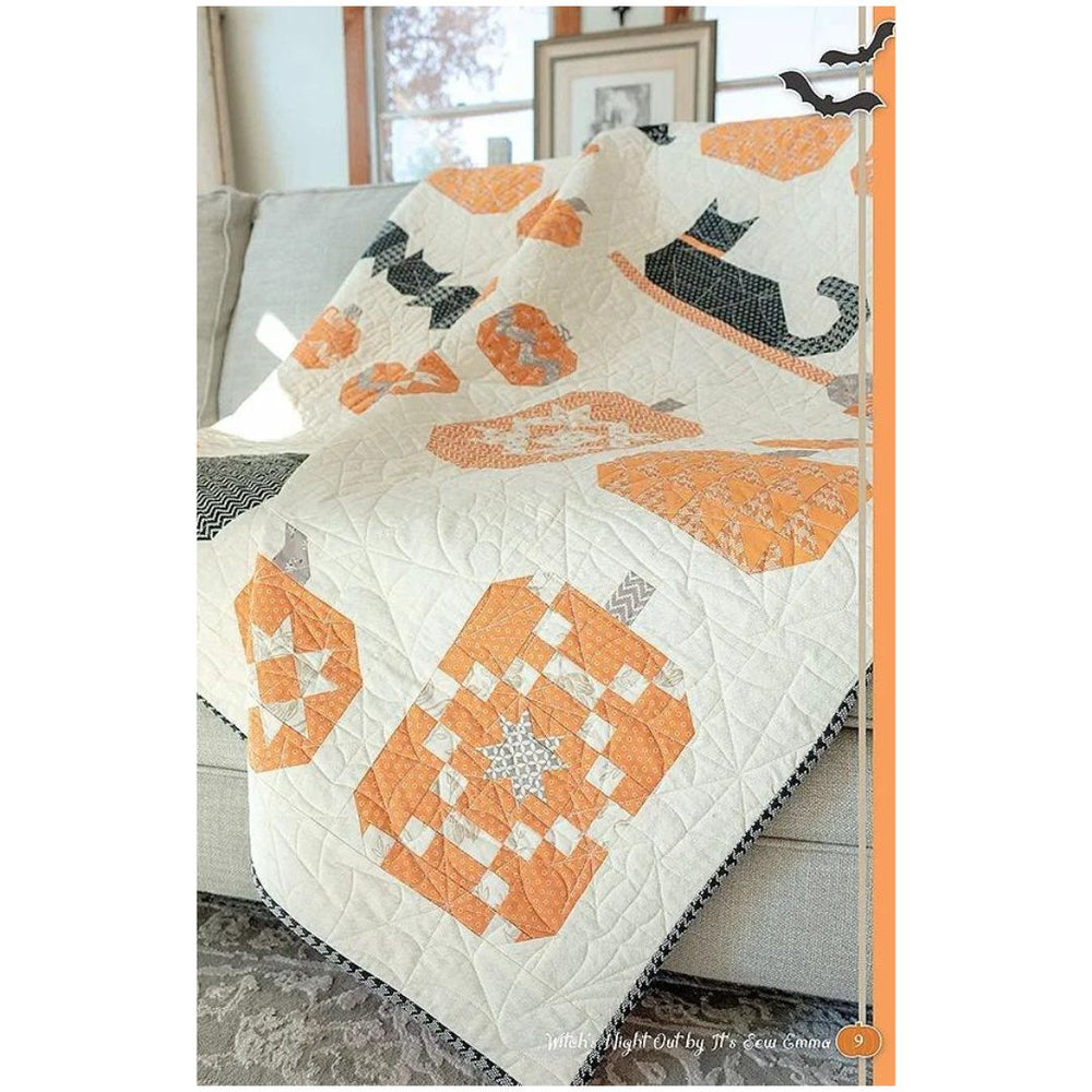 
                      
                        Quilt Vorlage "Witch's Night Out", Halloween/Herbst
                      
                    